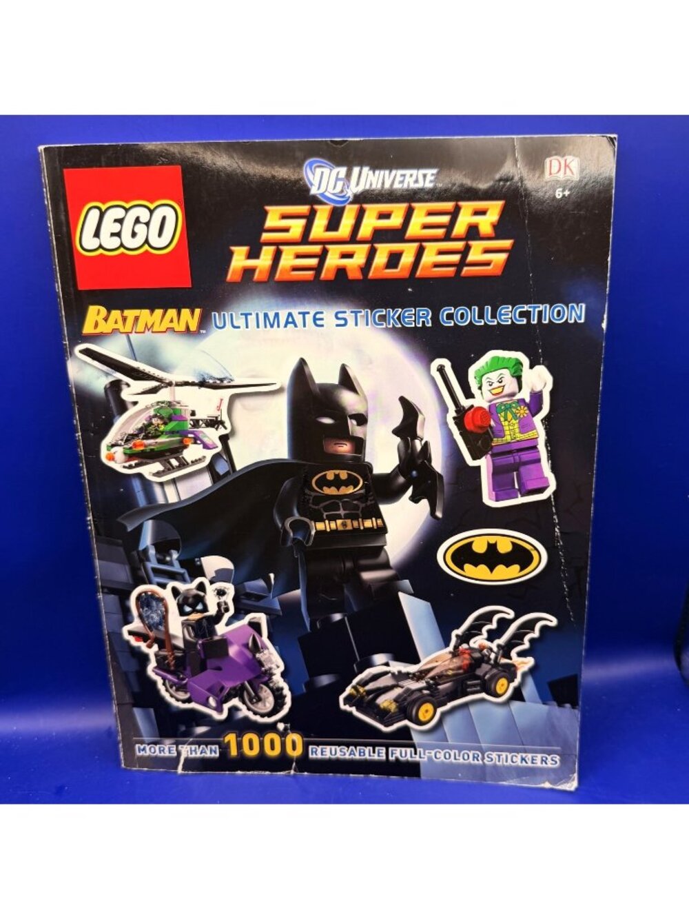 LEGO DC Batman Super Heroes Ultimate Sticker Collection Book 1000+ Reusable READ